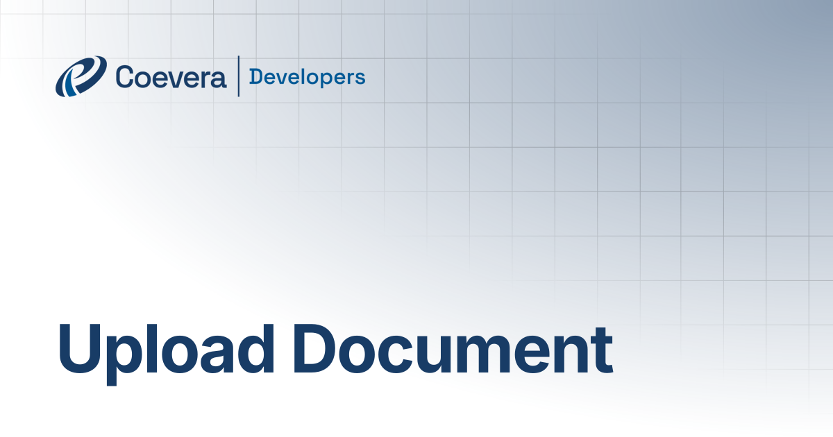 Upload Document | API Documentation